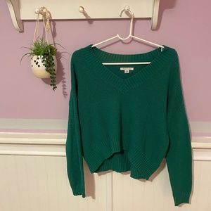 Green American Eagle Sweater